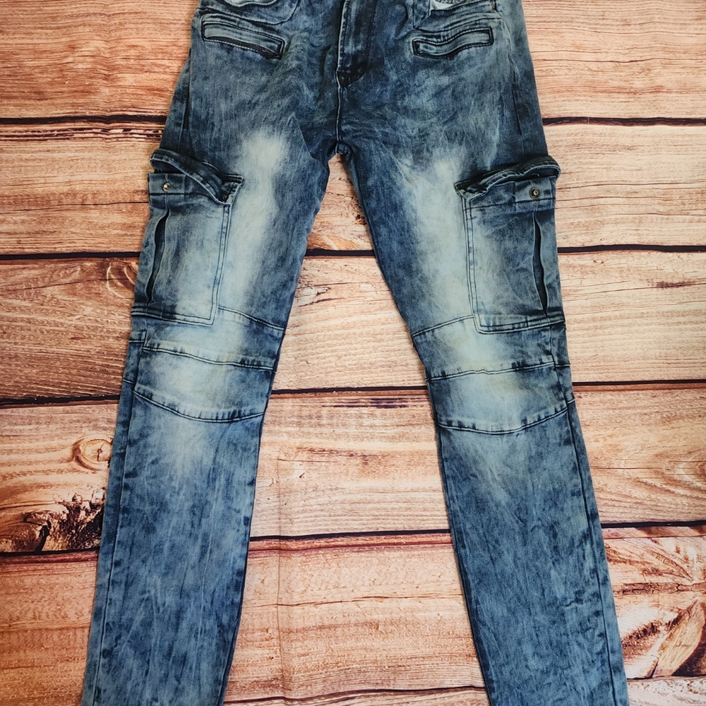 Versace  1969 italia jeans men 38x32 blue moto abbligamento sportivo SRL milano
